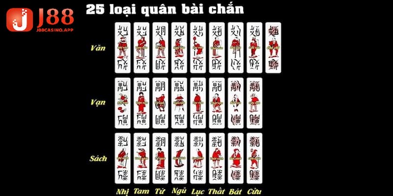 Bộ bài và thuật ngữ của bài chắn khá đặc biệt